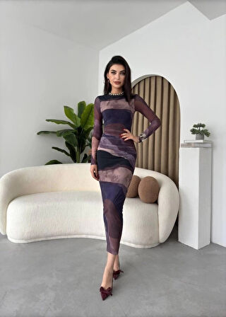 MDB Pella Tül Elbise