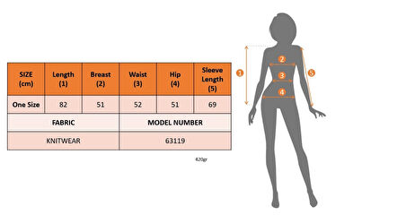 MDB Kadın Uzun Kollu Yarı Balıkçı Yaka Triko Bluz