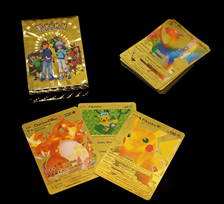 MDB Pokemon Oyun Kartı Altın Deste Model 3