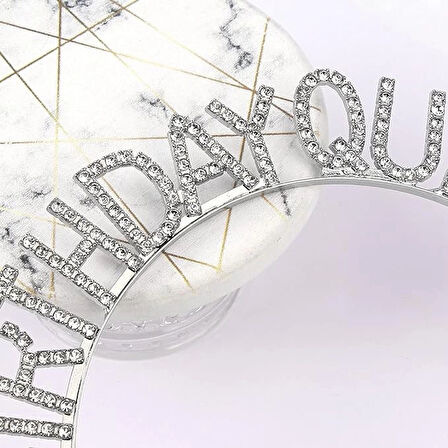 MDB Birthday Queen Yazılı Kraliçe Taç