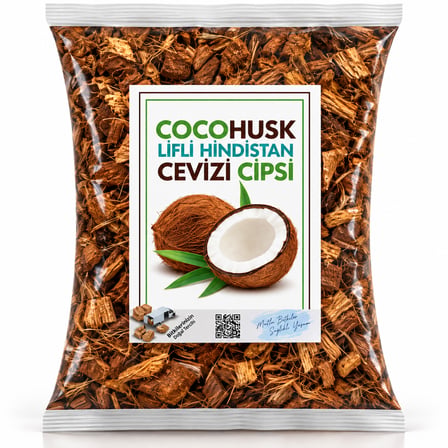 10 Litre Orkide Toprağı Cococips Cocohusk - 10 Litre Elenmiş Temizlenmiş Cococips
