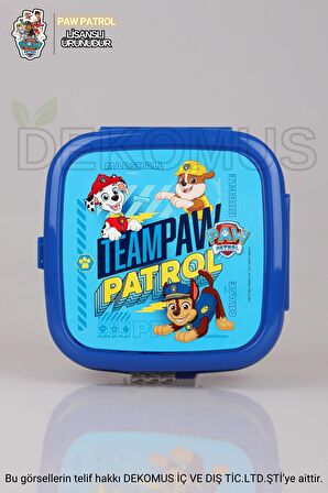 DEKOMUS LİSANSLI PAW PATROL ÇİFT KATLI BESLENME KABI / LUNCH BOX