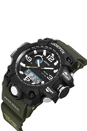 JO.G.S01 Kücük Kasa Digital&analog Kronmetre+takvim+alrm+aydınlatma 8-15 Yaş Arası Çocuk Saati 