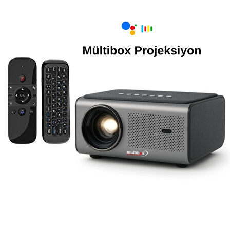 Multibox Bright Superior GY800 Otomatik Odaklamalı 1080P Android Projeksiyon (M8 Kumandalı)