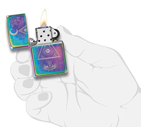 Zippo Eye Of Providence Design Çakmak