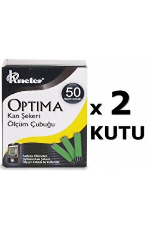 Kan Şekeri Ölçüm Çubuğu Strip 2 Kutu X 50 Adet
