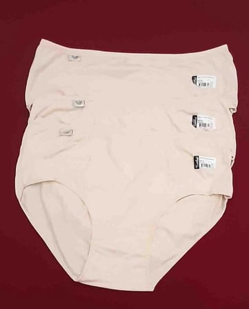Tutku Kadın Elastan Bato Külot Paket Içeriği 3 Adet  Beden 4(XL)
