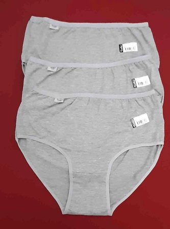 Tutku Kadın Elastan Bato Külot Paket Içeriği 3 Adet  Beden 6(3XL)