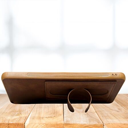 İPHONE XR TLP KARTLIKLI STANDLI  LÜX DERİ KILIF