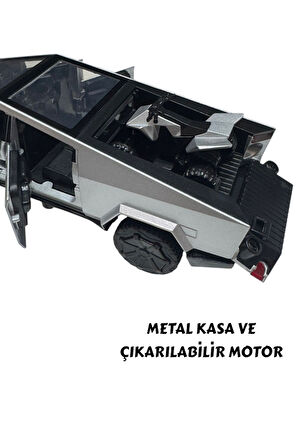 Sesli Işıklı Çek Bırak Model Karavan Açılabilir Kapılar Full Fonksiyon Metal Kasa 35 cm Karavan