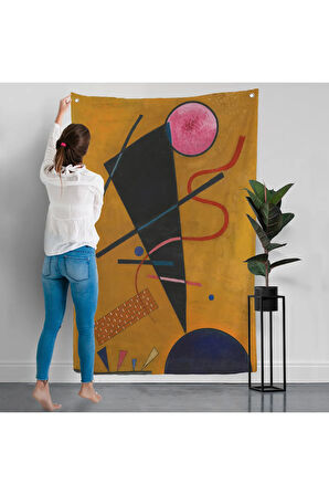 Vasily Kandinsky Beruhrung İletişim Duvar Örtüsü-7487