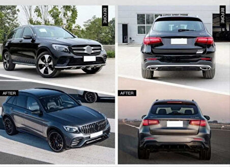 Mercedes X253 GLC (2016-2019) Arası Uyumlu AMG63S Görünüm Body Kit