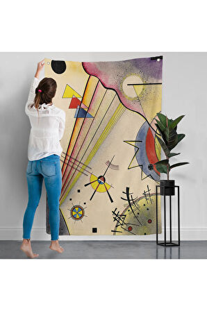 Verbindung Net Bağlantı Duvar Örtüsü Wassily Kandinsky-7488