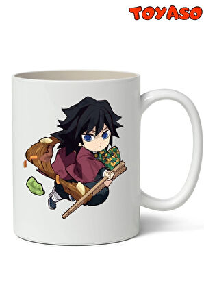 Giyu Tomioka İblis Keser Demon SlayerTemalı Kupa Bardak - Arkadaşa Sevgiliye Hediye Kupa Bardak