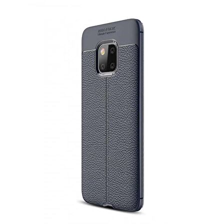 Gpack Huawei Mate 20 Pro Kılıf Niss Silikon Deri Görünümlü