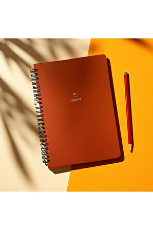 Fit Journal Spor ve Egzersiz Planlayıcı Defter – 4 Aylık Hedef Takipli Günlük | A5 Spiralli