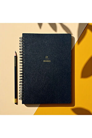 Fit Journal Spor ve Egzersiz Planlayıcı Defter – 4 Aylık Hedef Takipli Günlük | A5 Spiralli