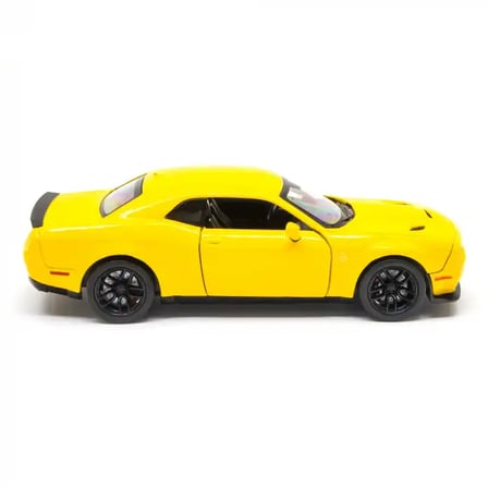 Motor Max 1:24 2018 Dodge Challenger SRT Hellcat Widebody Die-Cast Sarı  Model Araba 