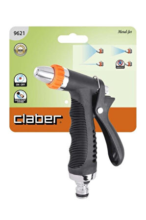 Claber 9621 Sulama Tabancası 3 Fonksiyonlu Spray Pistol