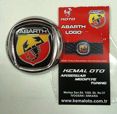 Grande Punto Abarth Logo Ön Rozet