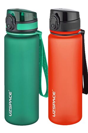 Uzspace 2'li Tritan Matara Seti 500 ml 14 Farklı Renk Seçeneği FiftyFifty