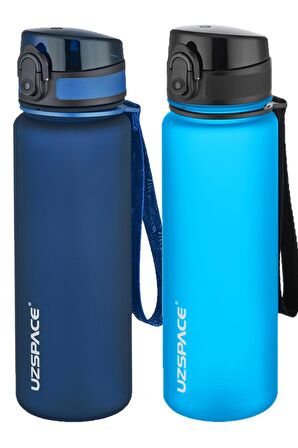 Uzspace 2'li Tritan Matara Seti 500 ml 14 Farklı Renk Seçeneği FiftyFifty