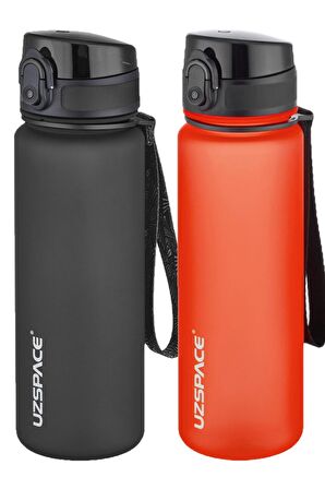 Uzspace 2'li Tritan Matara Seti 500 ml 14 Farklı Renk Seçeneği FiftyFifty