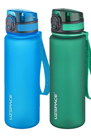Uzspace 2'li Tritan Matara Seti 500 ml 14 Farklı Renk Seçeneği FiftyFifty
