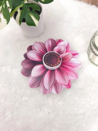 Pamuğum Atelier Çiçek Tasarım Kartlı 5ml Krem Kutulu Düğün, Söz, Nikah ve Nişan Hediyelik (25 Adet)
