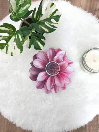 Pamuğum Atelier Çiçek Tasarım Kartlı 5ml Krem Kutulu Düğün, Söz, Nikah ve Nişan Hediyelik (25 Adet)
