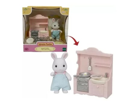 Sylvanian Ailesi Kar Tavşanı Babanın Yemek Pişirme Seti 5678 