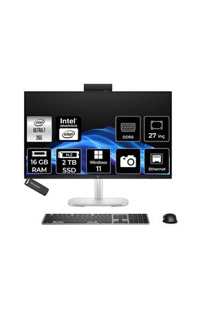 EliteStudio 8 G1i Ultra 7 265 16GB 2TB SSD 23.8" FHD W11P Touch All in One Bilgisayar & PER4 USB