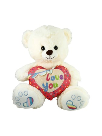 Vardem Oyuncak PJH2324  Peluş Kalpli Ayı Love You 30 cm -Vardem