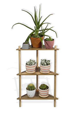 Çiçeklik, Saksılık, Çiçek Standı, Dekoratif Saksı-No4