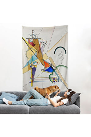 Wassily Kandinsky Gewebe Duvar Örtüsü-7493