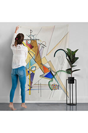 Wassily Kandinsky Gewebe Duvar Örtüsü-7493