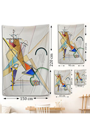 Wassily Kandinsky Gewebe Duvar Örtüsü-7493