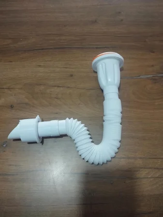 muffmatik körüklü lavabo sifonu plastik vidalı ve koku önleyici cekvalf 