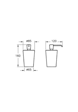 VitrA Matrix A44588 Sıvı Sabunluk