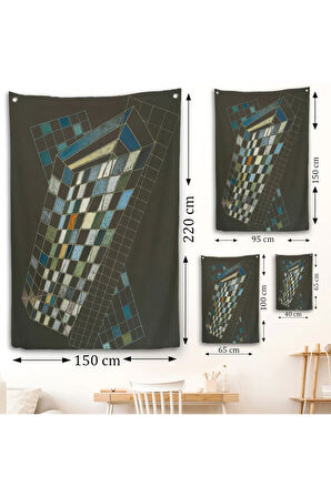 Wassily Kandinsky - Küçük Uçaklar Duvar Örtüsü-7494