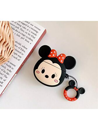 Minnie Mouse Temalı AirPods Pro Uyumlu Kılıf Koruyucu