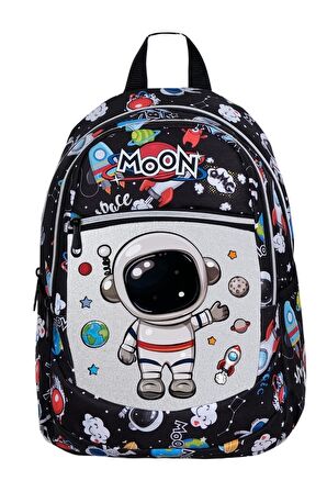 Anaokulu Sırt Çantası Unisex Okul Çantası Astronot Desen Model Ortopedik Su Geçirmez 3 4 5 6 7 Yaş