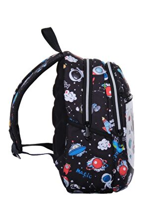 Anaokulu Sırt Çantası Unisex Okul Çantası Astronot Desen Model Ortopedik Su Geçirmez 3 4 5 6 7 Yaş