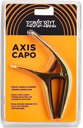 Ernie Ball Axis Dual Radius Capo P09600 - Black Kapo