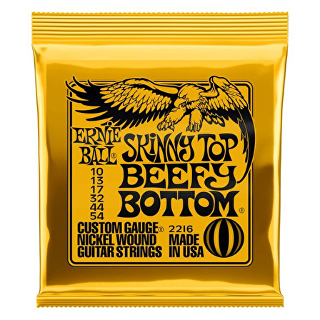 ERNIE BALL P02216 - Skinny Top Beefy Bottom Slinky Nickel Wound 10-54 Elektro Gitar Teli