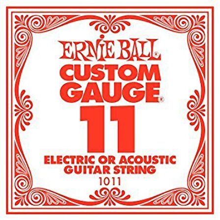 Ernie Ball P01011 011 Gitar Tek Teli Elektro ve Akustik Gitar için