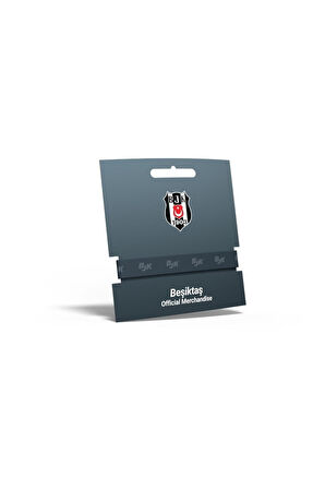 Beşiktaş Orijinal Lisanslı Çift Taraflı Silikon Bileklik Kartal Baskılı Hediyelik Ahşap Kutulu