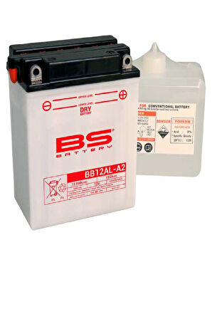 Bs Akü Bb12al-a/a2 12v12ah Aprılıa Scarabeo 150 Atlantıc 250 300 Bmw G650 Gs F650 R650 Cs Honda Cb11