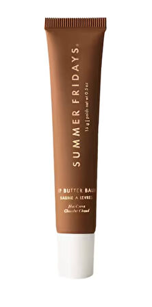 SUMMER FRIDAYS Lip Butter Balm - Parlaklık Ve Nemlendirme Etkili Balm Brown Hot Cocoa