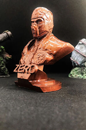 Mortal Kombat Sub-zero Büst 10cm - Bakır